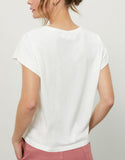 T-shirt cashmere vazado