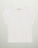 T-shirt cashmere vazado