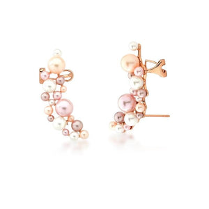 BRINCO EAR CUFF COM PÉROLAS SHELL