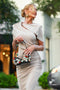 VESTIDO MIDI COM SOBREPOSICAO E ABERTURA COSTAS
