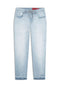 Calça Jeans Feminina High Comfort Strech Preppy Ellus