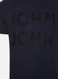 Camiseta Slim Fit Blur Azul Marinho John John