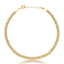 CHOKER COM ELOS GROUMET LISOS BANHADA A OURO