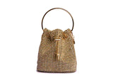 Bolsa Bucket Argola Strass