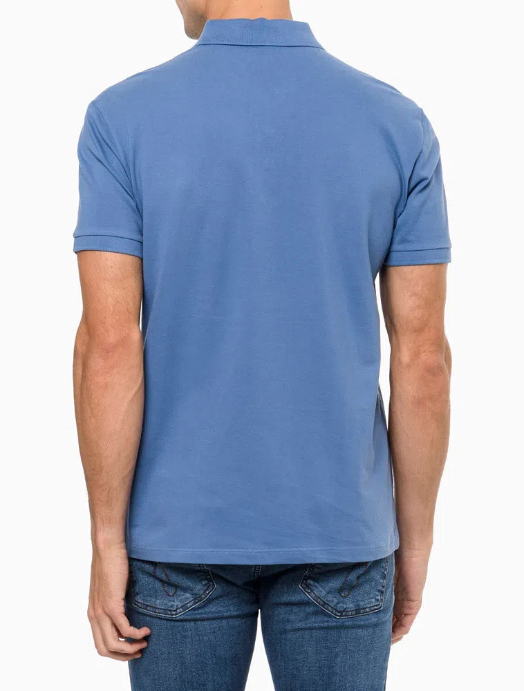 Camiseta Polo Masculina Palito Indigo Calvin Klein Jeans