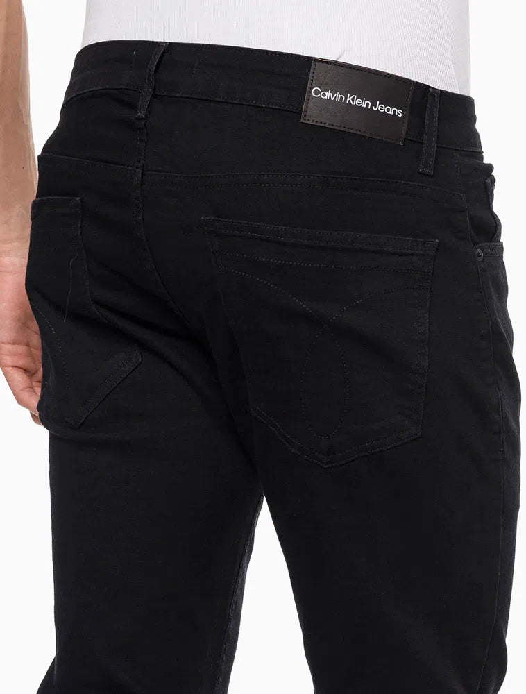 Calça Jeans Masculina Skinny 5 Pockets Preta Calvin Klein Jeans