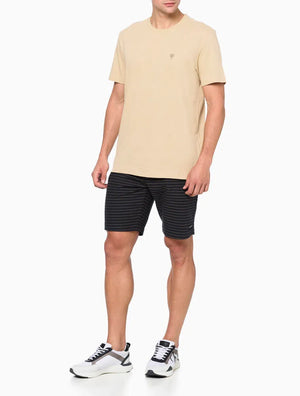 Bermuda Masculina Color Listrada Preto Calvin Klein Jeans