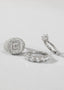 ANEL MEIA CRAVACAO MOISSANITE QUATRO GARRAS 4MM