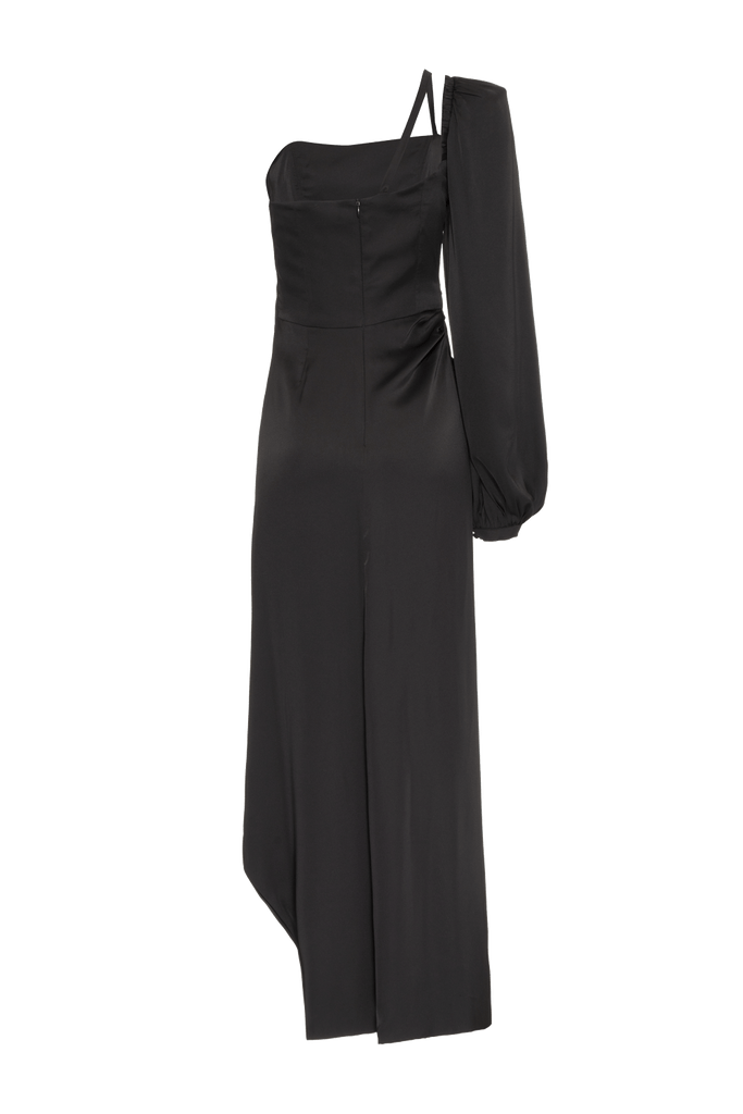 Elegante Black Velvet Sexy V Neck Dividir Vestidos Longos Moda Vestido  Evening Party Maxi Vestido Para As Mulheres Vestidos - AliExpress
