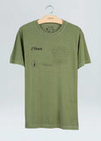 T-shirt Stone Altimetria Verde Palmeira Osklen