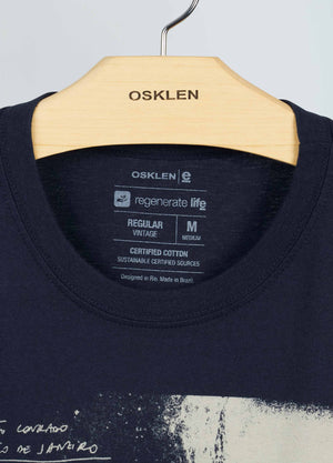 T-shirt Vintage Twinfins Go Faster Osklen