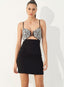 Vestido Com Cutcuts E Busto Com Bordado Manual Colcci