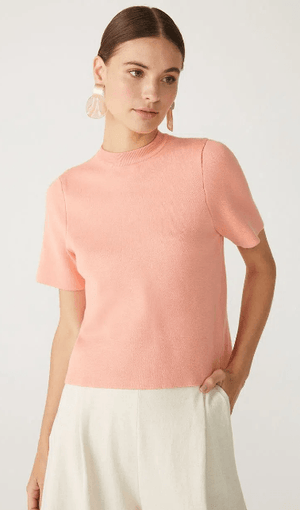 T-shirt Easy Tricot  Estruturada Shoulder