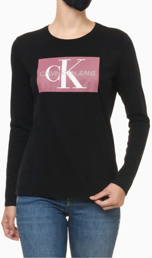 Camiseta Ml Ckj Fem Re Issue Retangulo