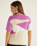 Blusa Tricot Color Block Shoulder - Carlos Kiister Store