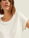 T-shirt Manga Travetada Shoulder