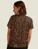 T-shirt Leopardo Shoulder