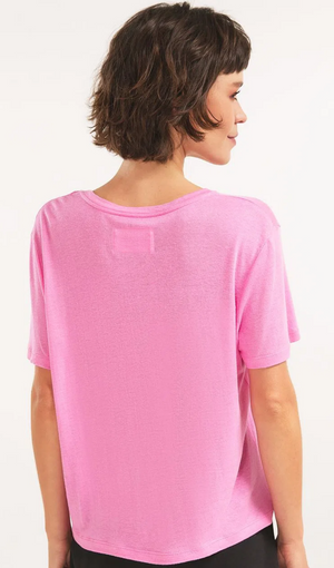 T-shirt Decote V Shoulder