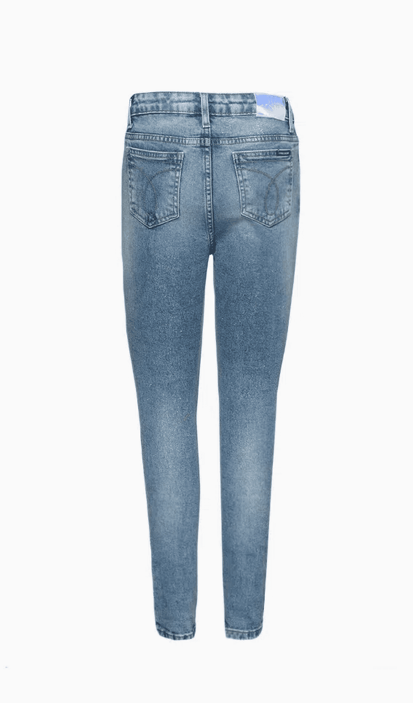 Calça Jeans Feminina Lavagem Com Gliter