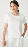 T-shirt Retilínea Shoulder