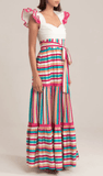 Vestido Longo Pop Stripes Patbo