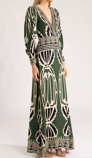 Vestido Longo Ethnic Boho