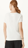 T-shirt Dálmata Off White Shoulder