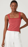 Cropped Tricot Nervurado Shoulder