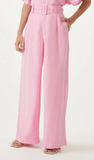 Calça Pantalona Rosa Shoulder