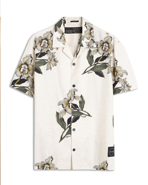 Camisa Linen Blend Orchid Hawai Americano