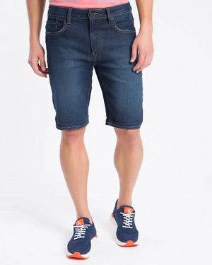 Bermuda Jeans Five Pockets - Azul Marinho - Carlos Kiister Store