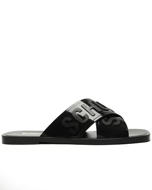 Slide Jellys Cross Black