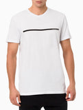 Camiseta Masculina De Algodão Básica Estampa Logo Palito Calvin Klein Jeans