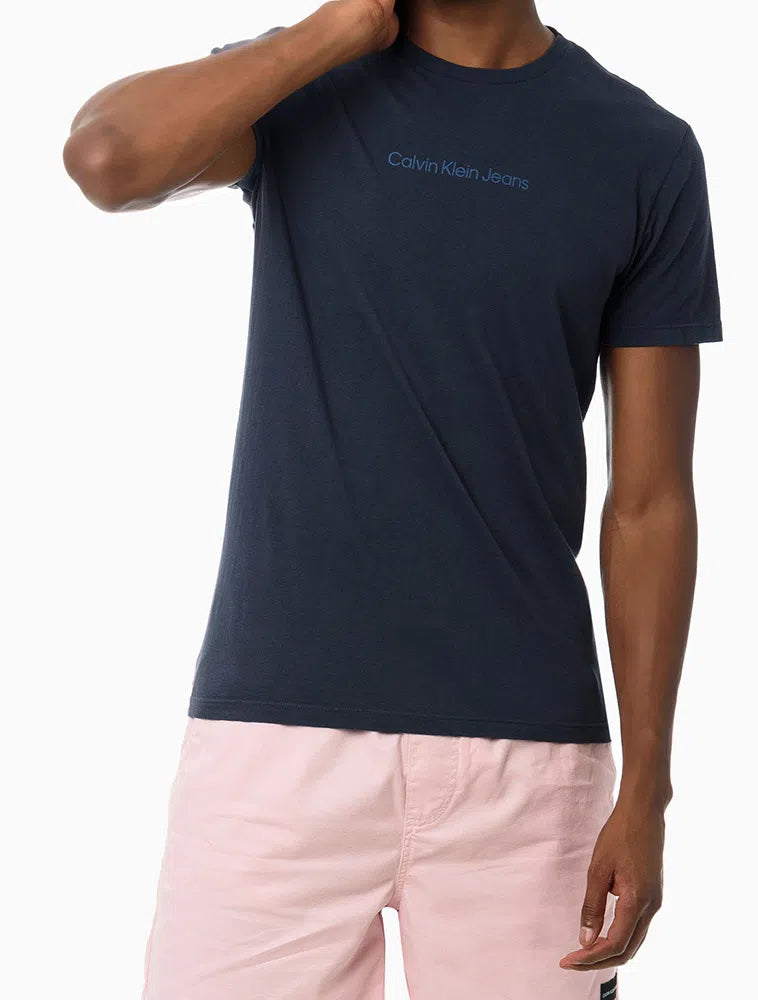 Camiseta Masculina Algodão Estampa Logo Centralizado Calvin Klein Jeans