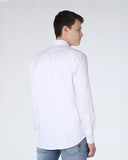 Camisa Social Maquineta Xadrez Branco Aramis