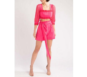 Shorts Faixa Pink Patbo - Carlos Kiister Store