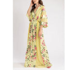 Kaftan Longo Floral Tulipa - Carlos Kiister Store