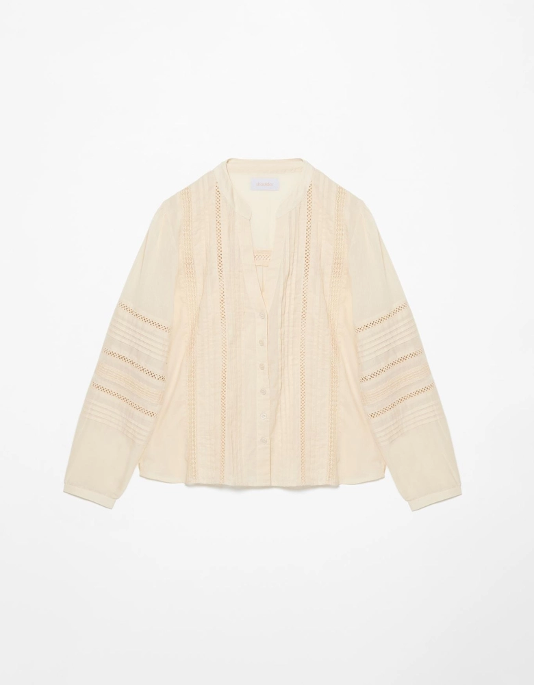 Blusa Detalhe Entremeio shoulder