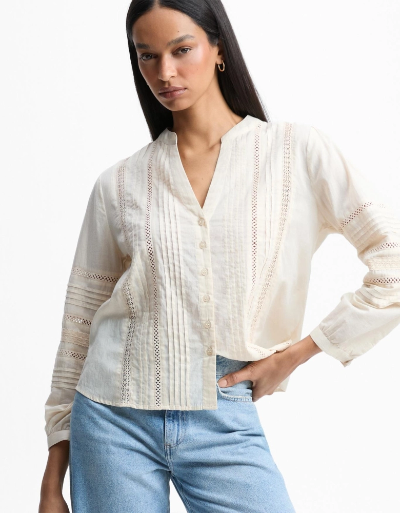 Blusa Detalhe Entremeio
