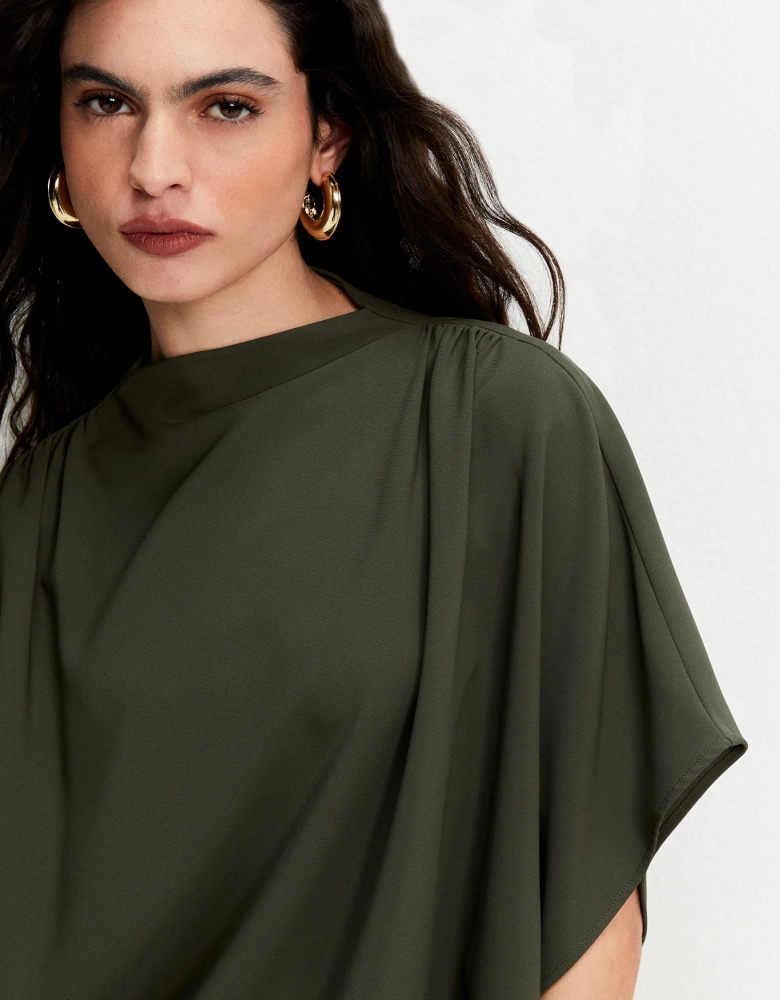 Blusa Feminina Ampla Franzida 
