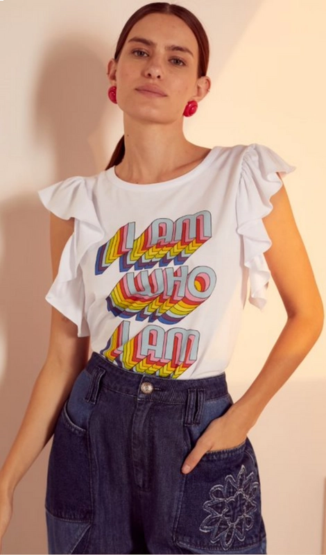 Blusa Feminina Pregas Estampada Skazi