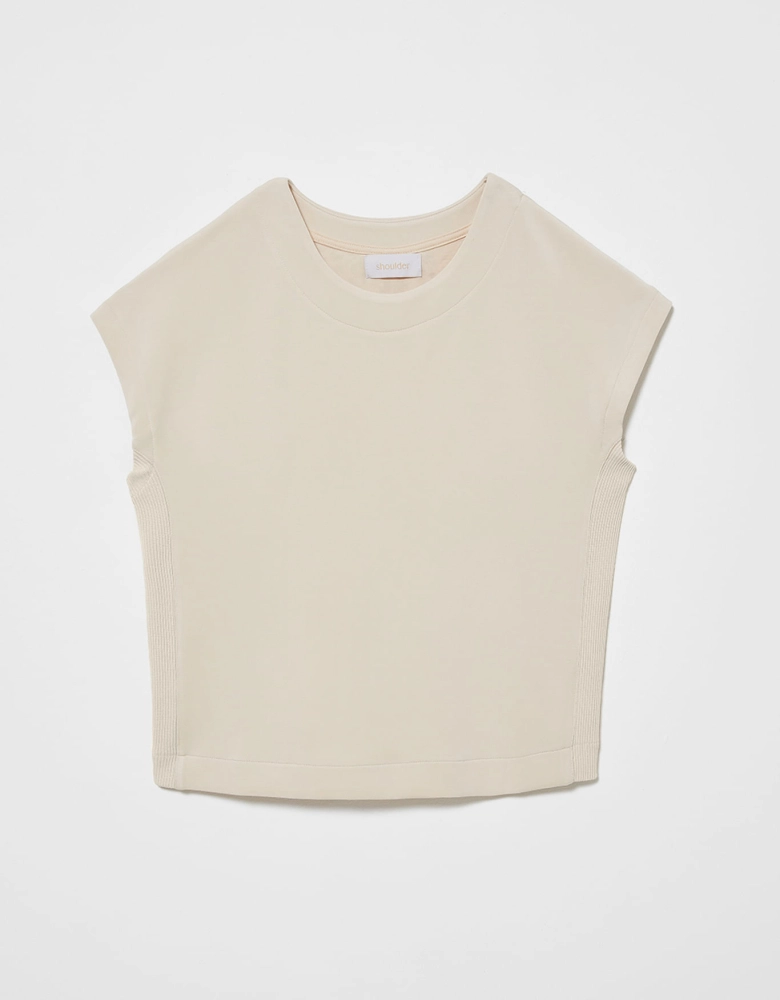 Blusa Mc Retilinea Lateral Shoulder