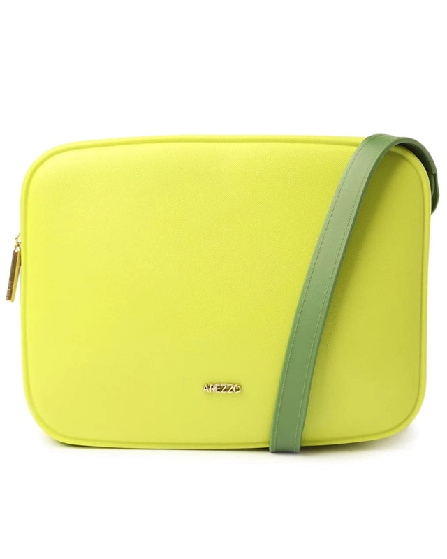 Bolsa Tiracolo Verde Rafa Pequena Brizza Arezzo