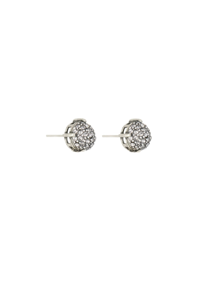 Brinco Redondo Pave Classic Prata Boho Hector Albertazzi