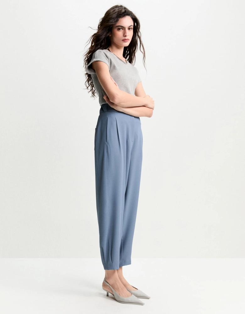 Calça Baggy Pregas Shoulder