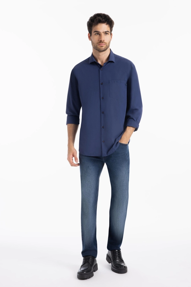 CALÇA FIRST BLUE SLIM LAV.ESCURO