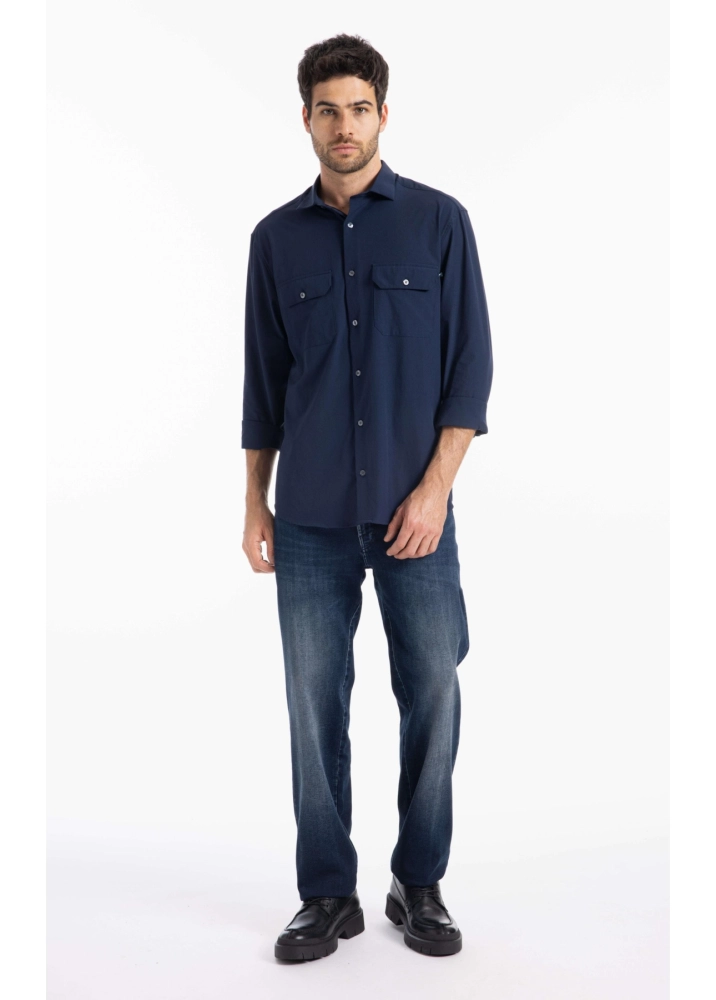 Calça Jeans Jogging Intense Blue Classic Ellus