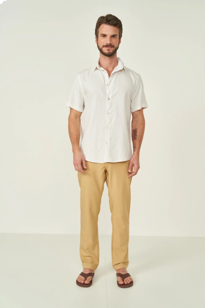 Camisa Linho Relax Colcci