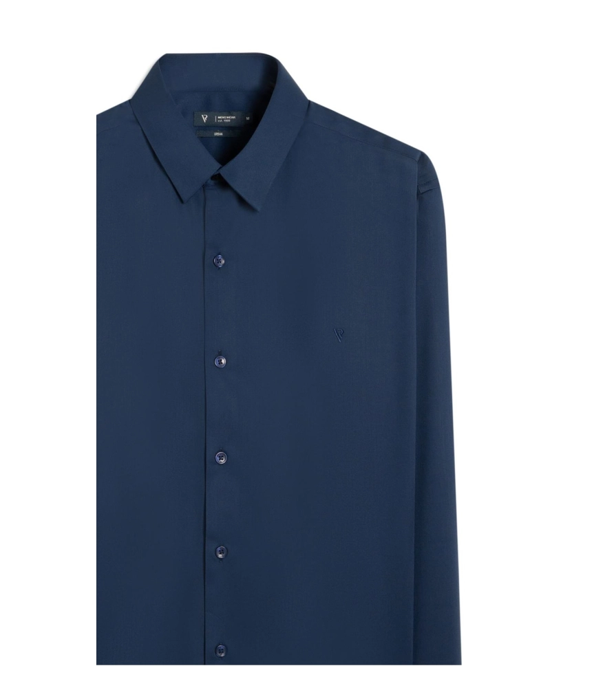 Camisa Ml Cetim Like Techno Modal Classic Vr