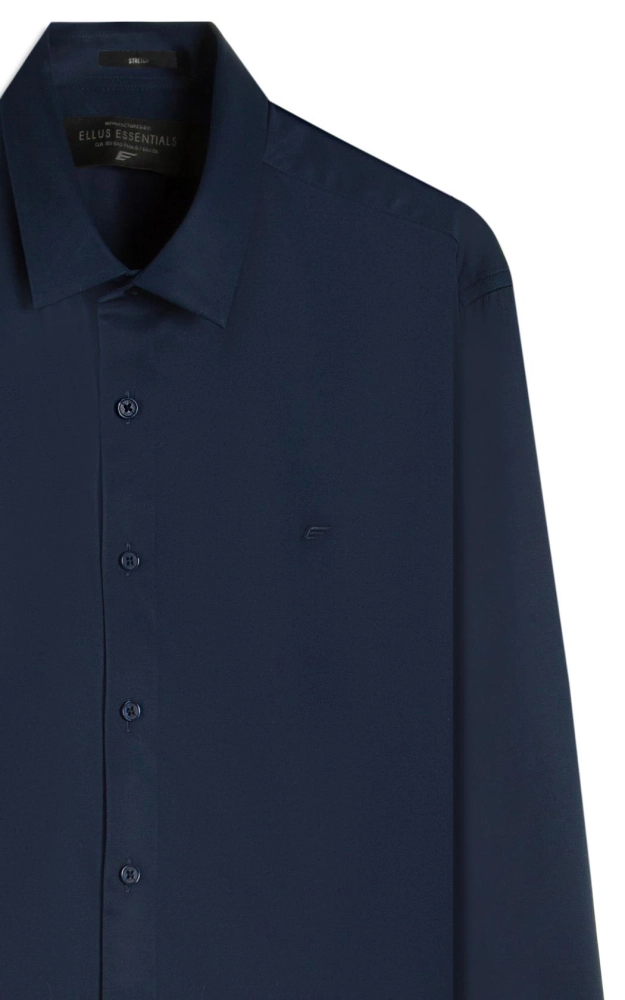 Camisa Ml Masc Ellus Satin Slim